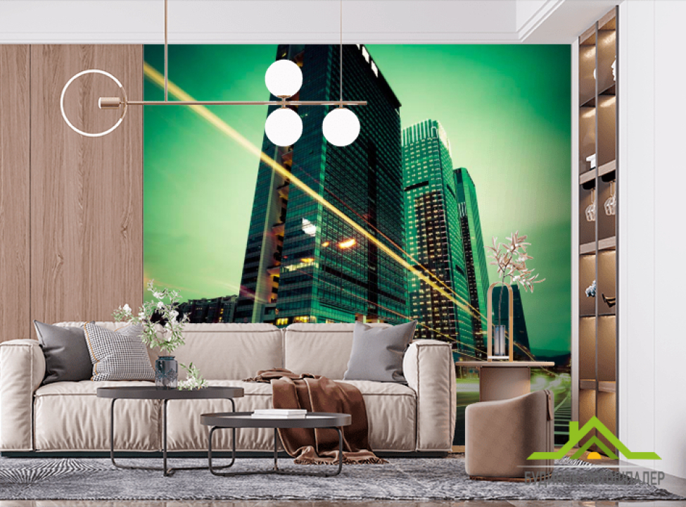 выбрать Фотошпалери Будинки і світ Фотошпалери Сучасний місто на стіну