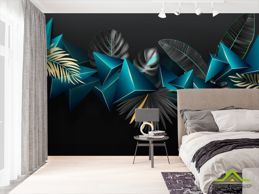 Фотообои тропические листья