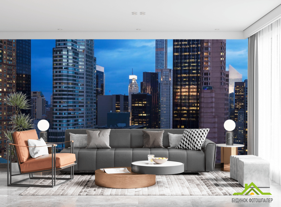 выбрать Фотошпалери багато хмарочосів Фотошпалери Місто на стіну