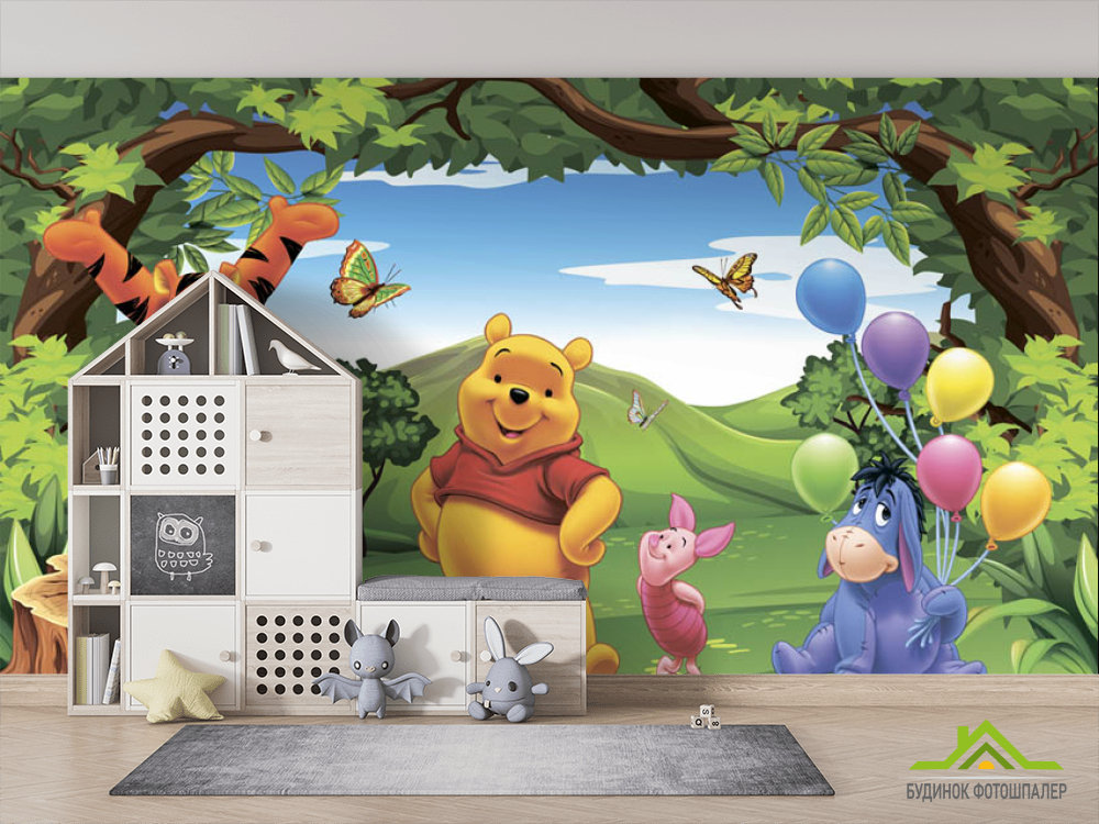Фотообои Винни пух и его друзья