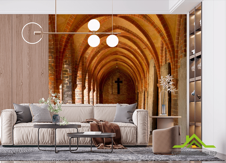 Фотошпалери Арка в храмі