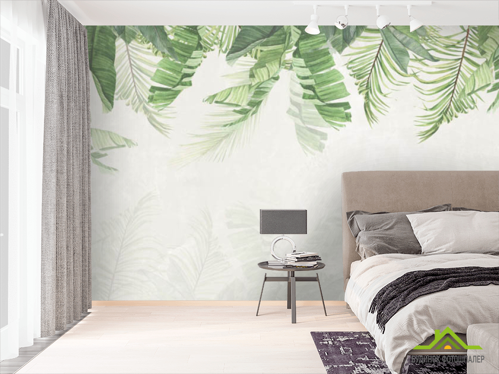 Фотообои тропические листья