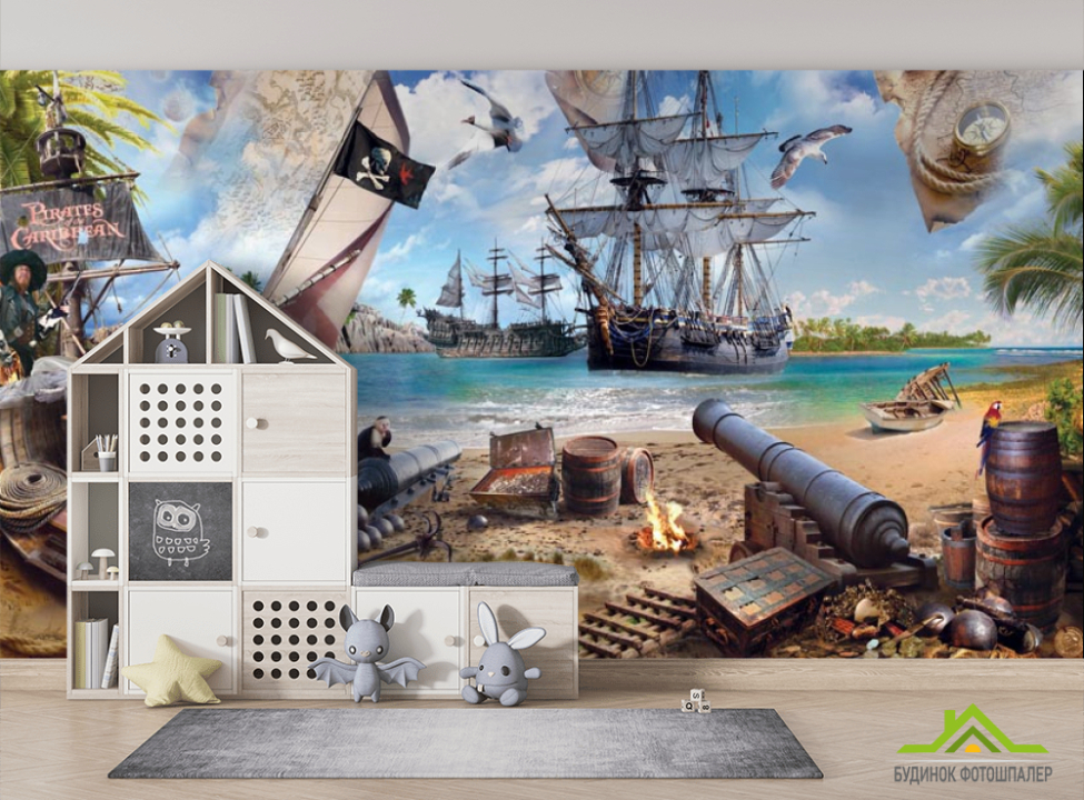 выбрать Фотообои Корабли Фотообои пираты на стену