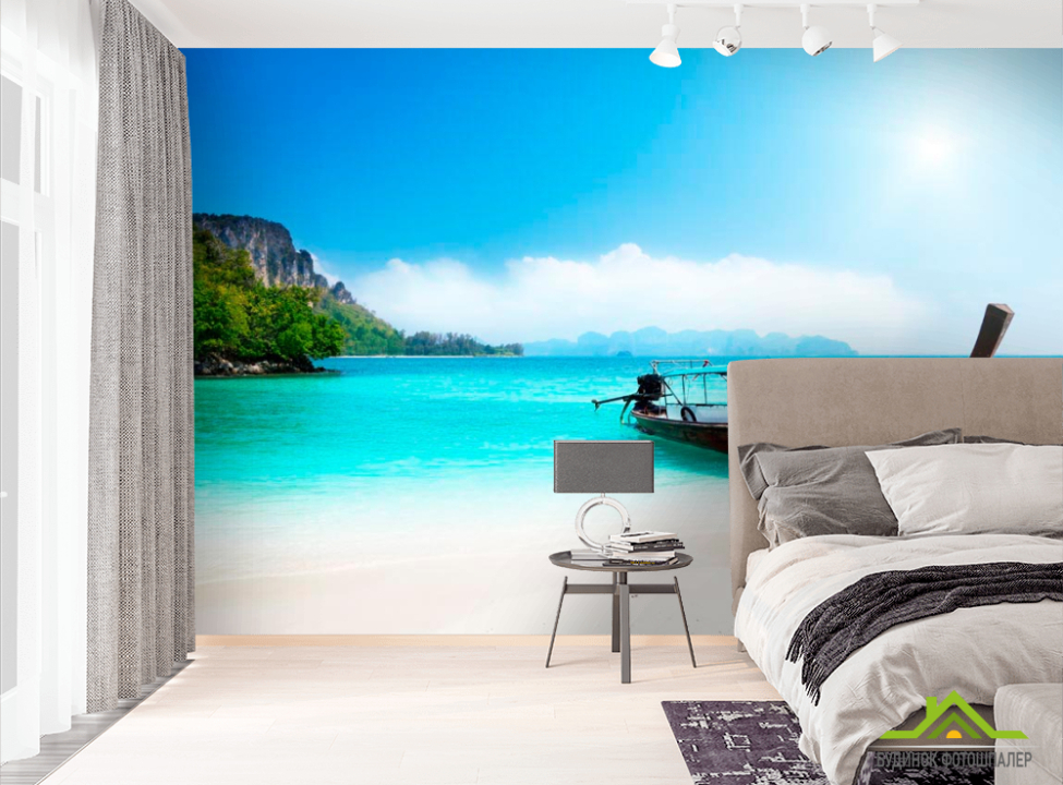 выбрать Фотообои Деревянный баркас Фотообои Корабли на стену