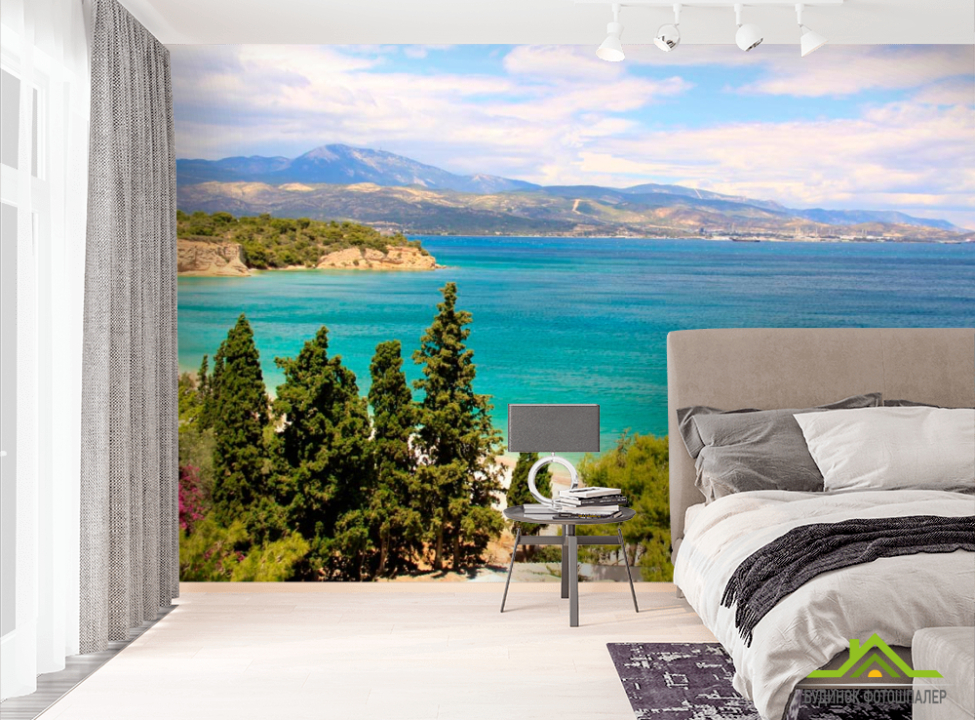 выбрать Фотошпалери Водні простори, гори Фотошпалери Гори на стіну