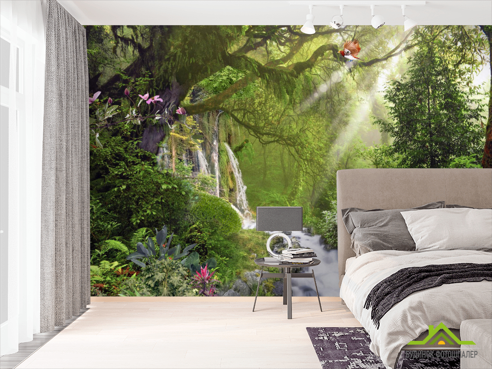 Фотообои 3д водопад