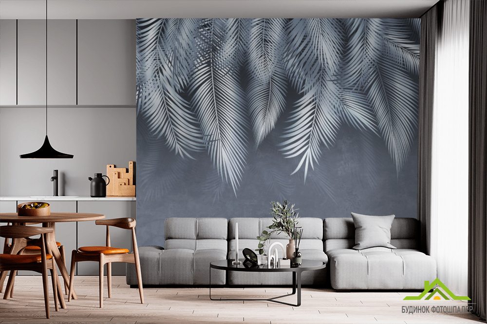 Фотошпалери Графічні пальмове листя