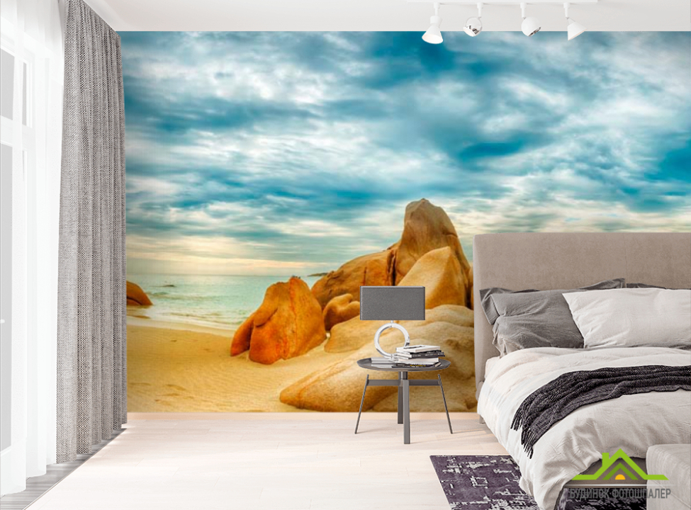 выбрать Фотошпалери Пляж з камінням Фотошпалери Пляж на стіну