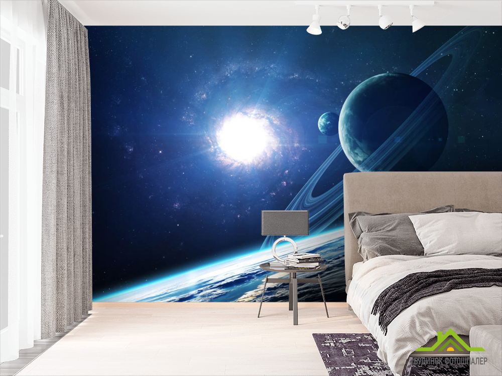 Фотошпалери Планета в космосі