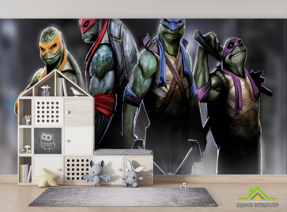 выбрать Фотошпалери Черепашки ніндзя Фотообої для підлітка на стіну