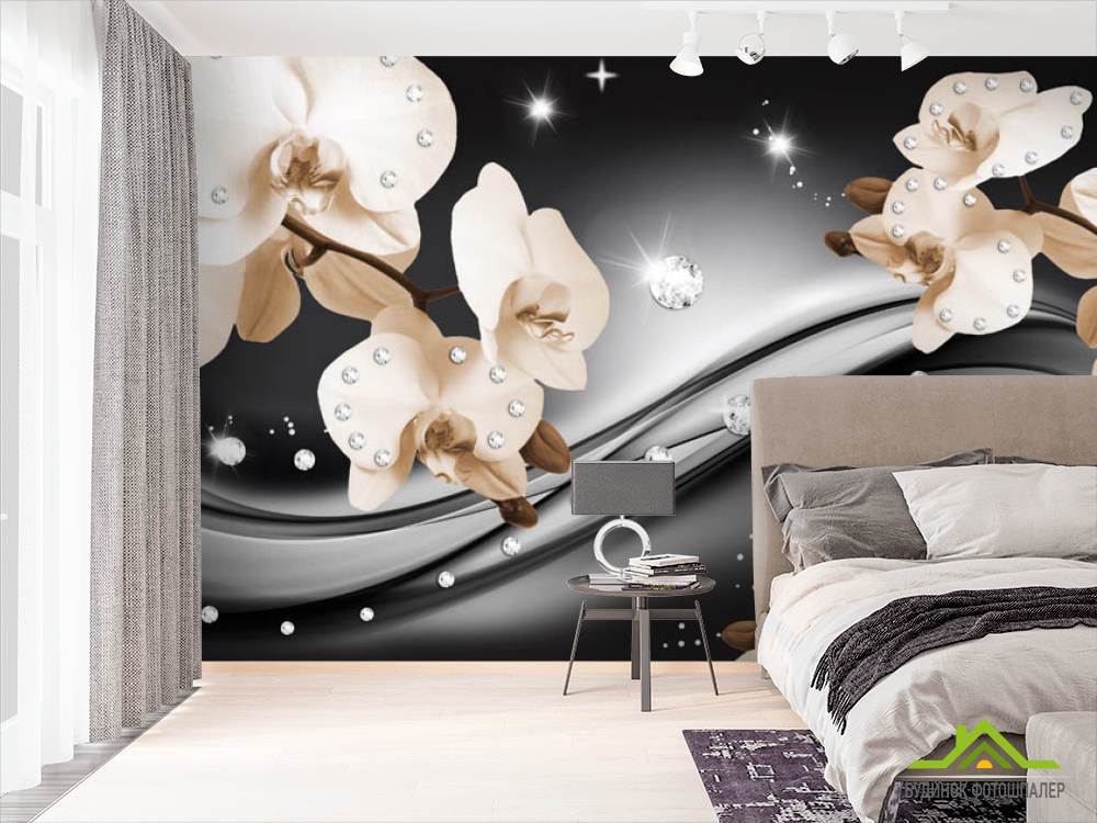 Фотошпалери 3D орхідеї