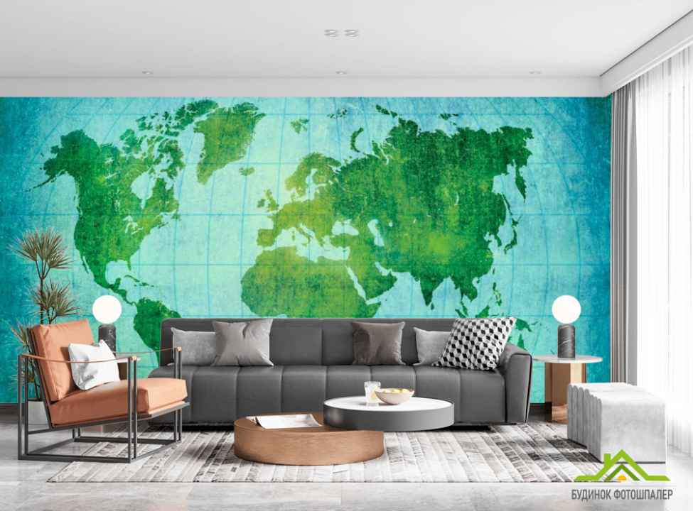 выбрать Фотообои Материки Земного шара Фотообои Материковая карта на стену