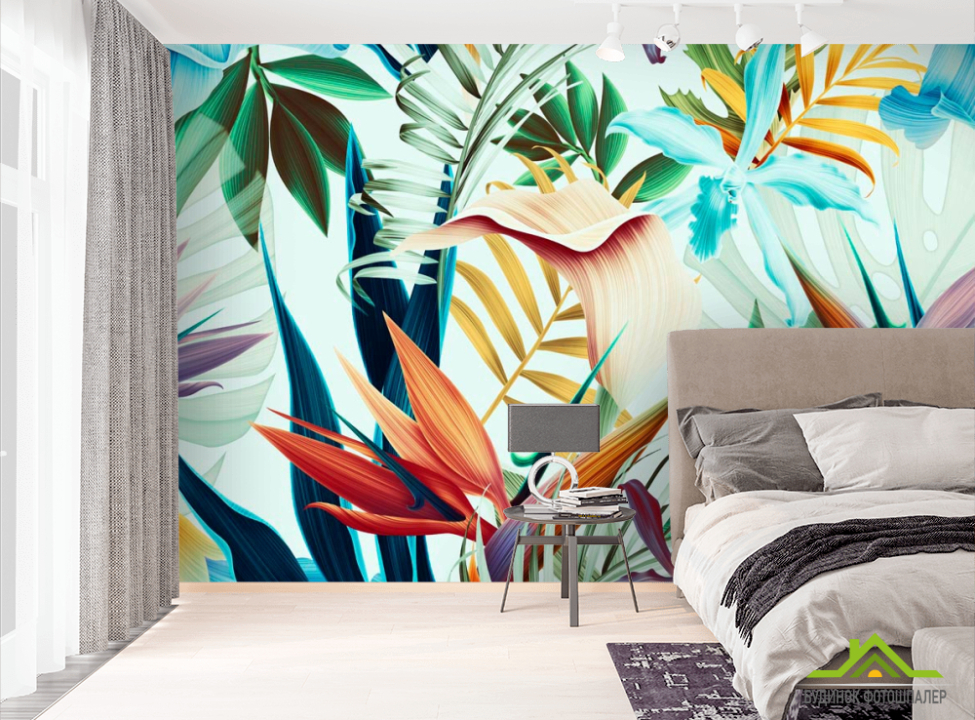 выбрать Фотошпалери Тропічні листя Фотошпалери тропічні листя на стіну