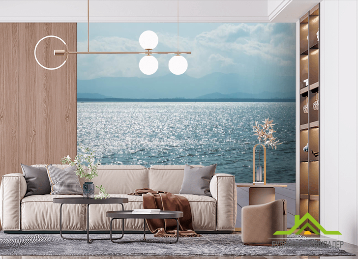 Фотошпалери Вид з тераси на море