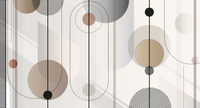 Фотообои Геометрические фигуры в стиле арт деко