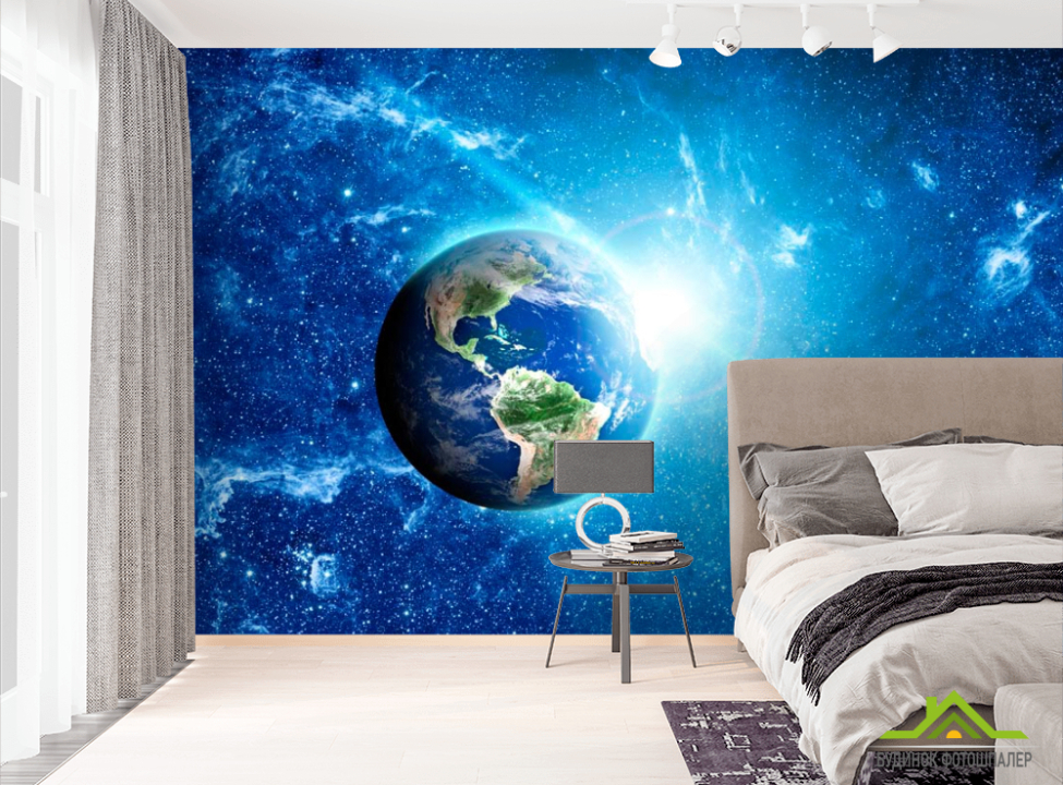 выбрать Фотообои Земля и солнце Фотообои Космос на стену
