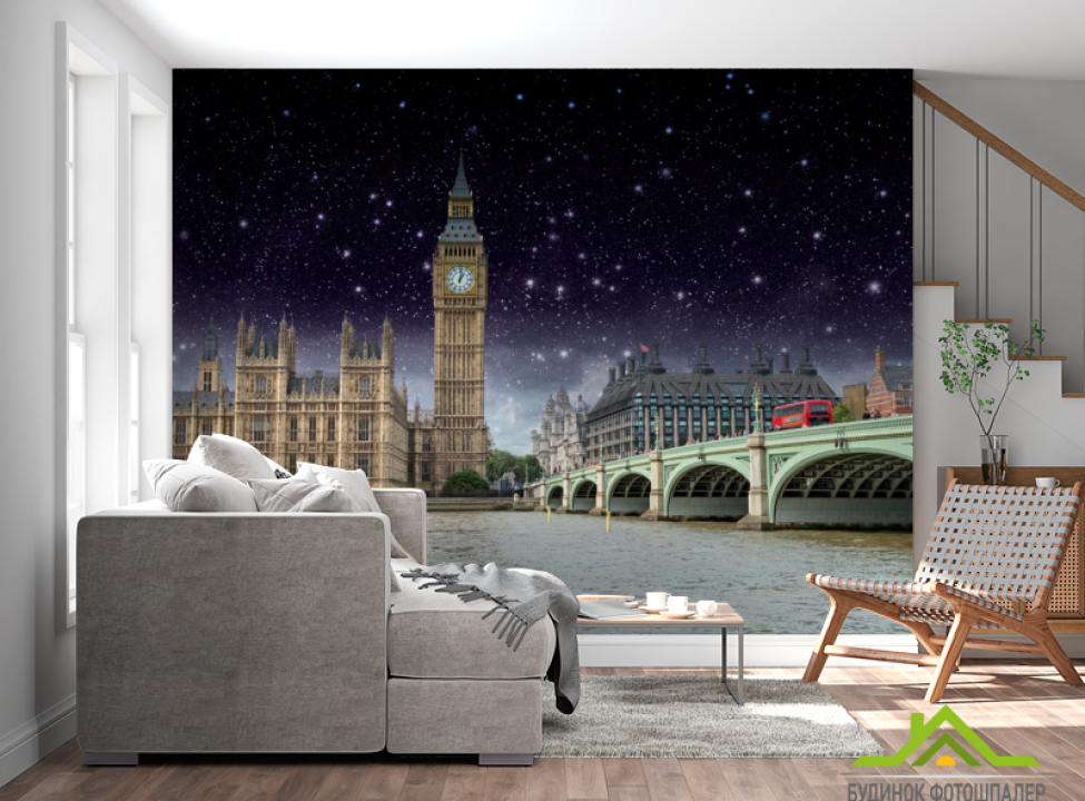 выбрать Фотообои Ночной Лондон Фотообои ночной город на стену