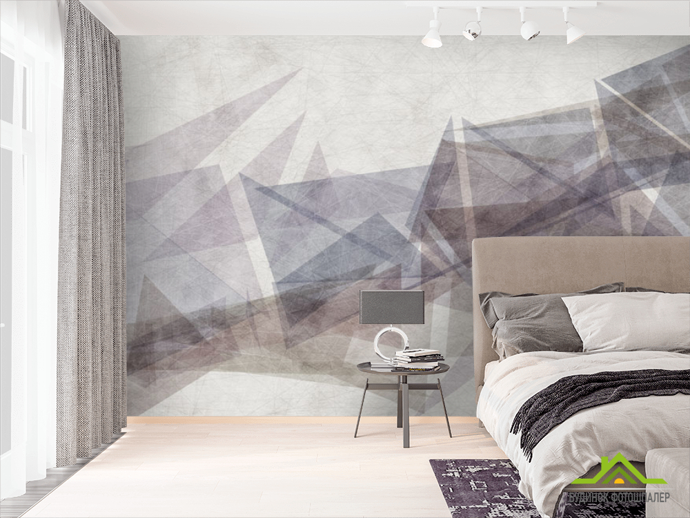 Фотошпалери Трикутники в композиції