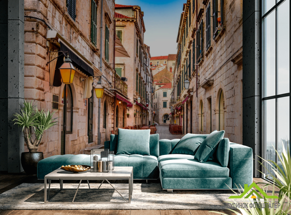 выбрать Фотошпалери Вуличка в старому місті Фотошпалери Вулиці на стіну