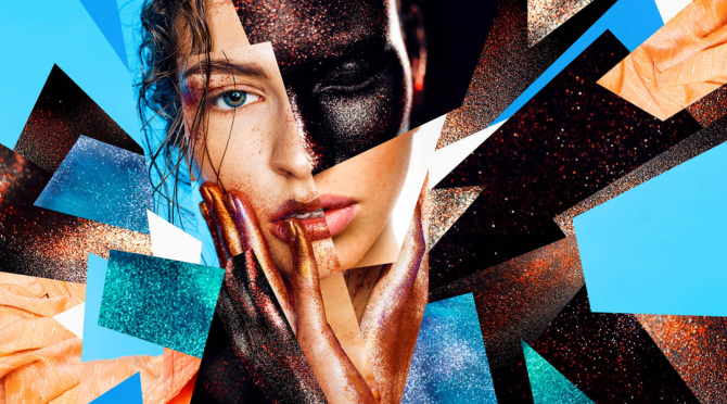 Фотообои Деаушка и блёстки