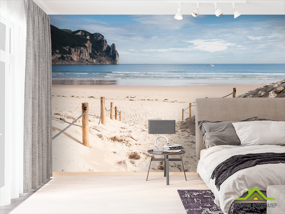 Фотообои Берег из белого песка