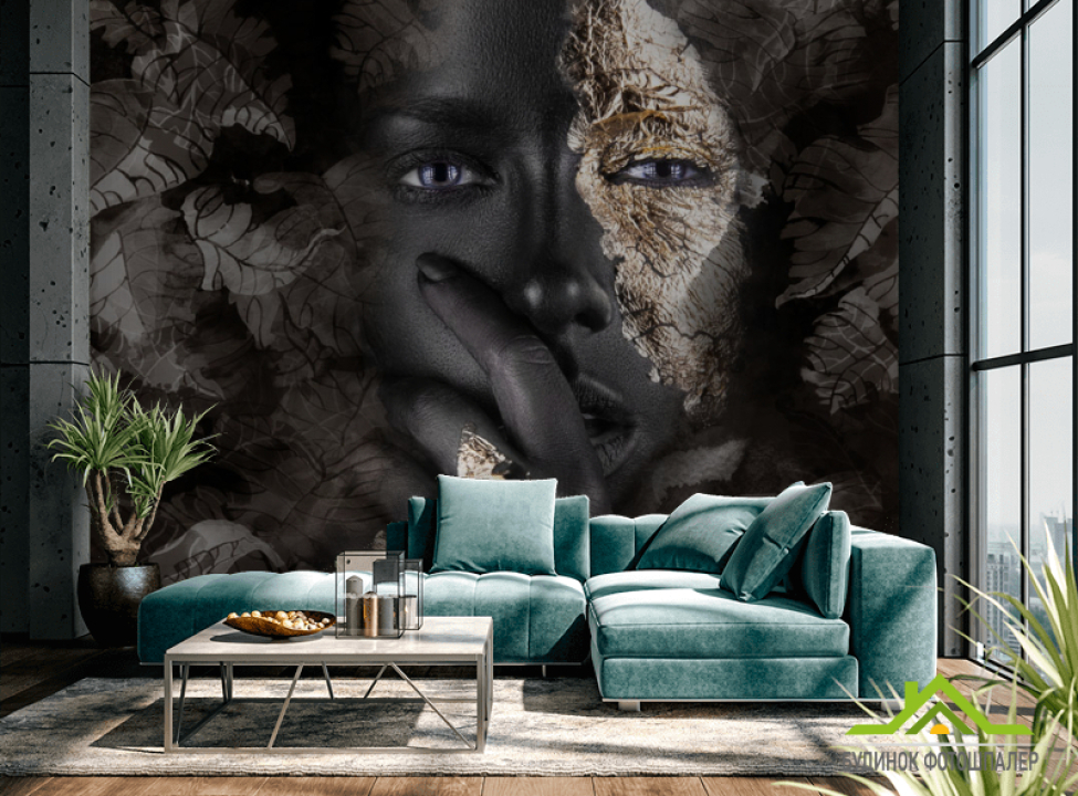 выбрать Фотообои девушка Фотообои в салон красоты на стену