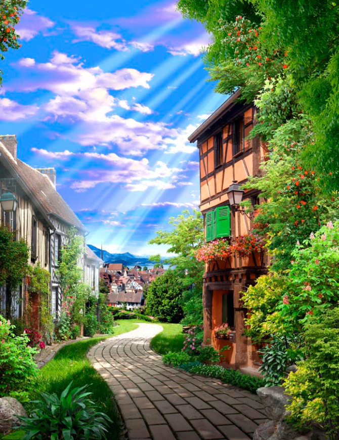 Фотошпалери Вуличка