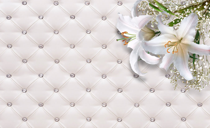 Фотошпалери Лілія на стіні