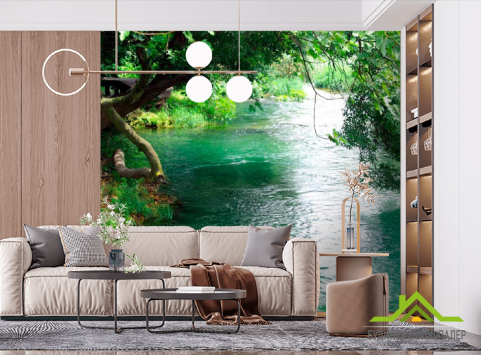 выбрать Фотошпалери Під берегом Фотошпалери Природа на стіну