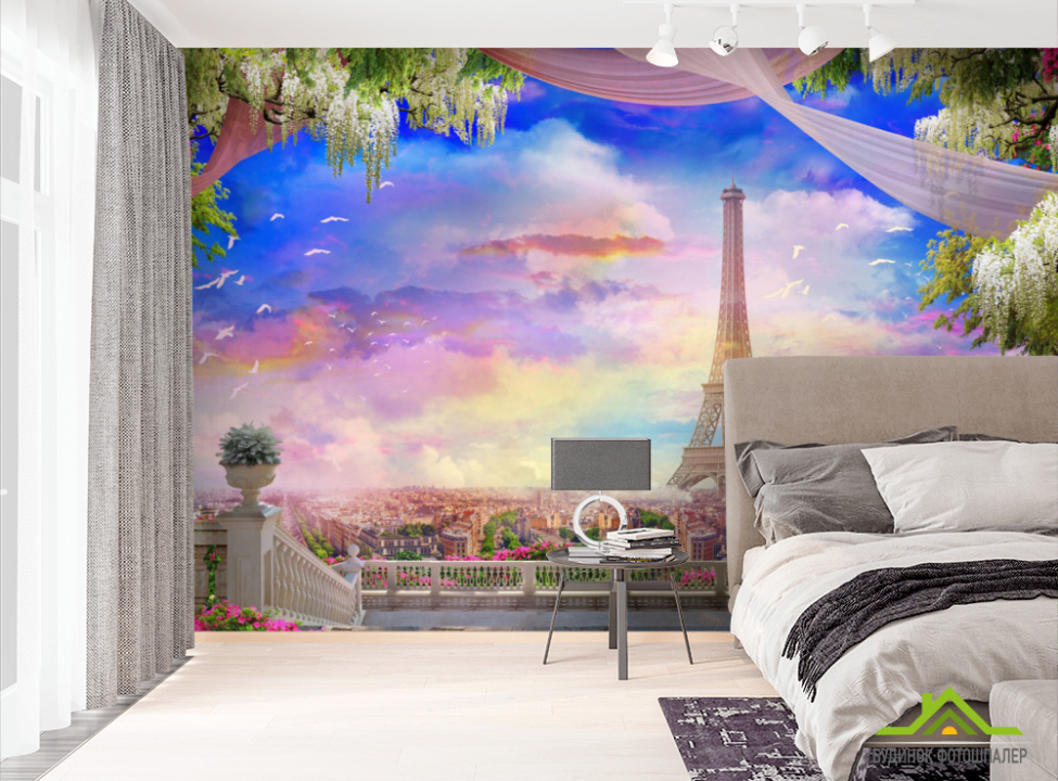 выбрать Фотошпалери Фреска з Парижем Фотошпалери Фрески на стіну