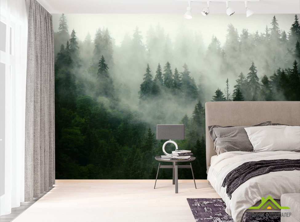 выбрать Фотошпалери Туманний ліс Фотошпалери Природа на стіну