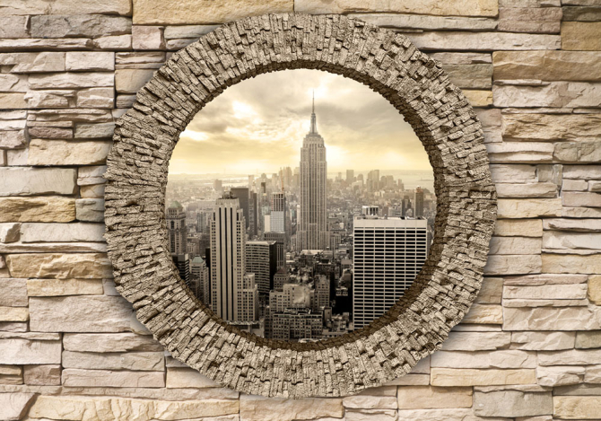 Фотошпалери Вид з вікна висотки