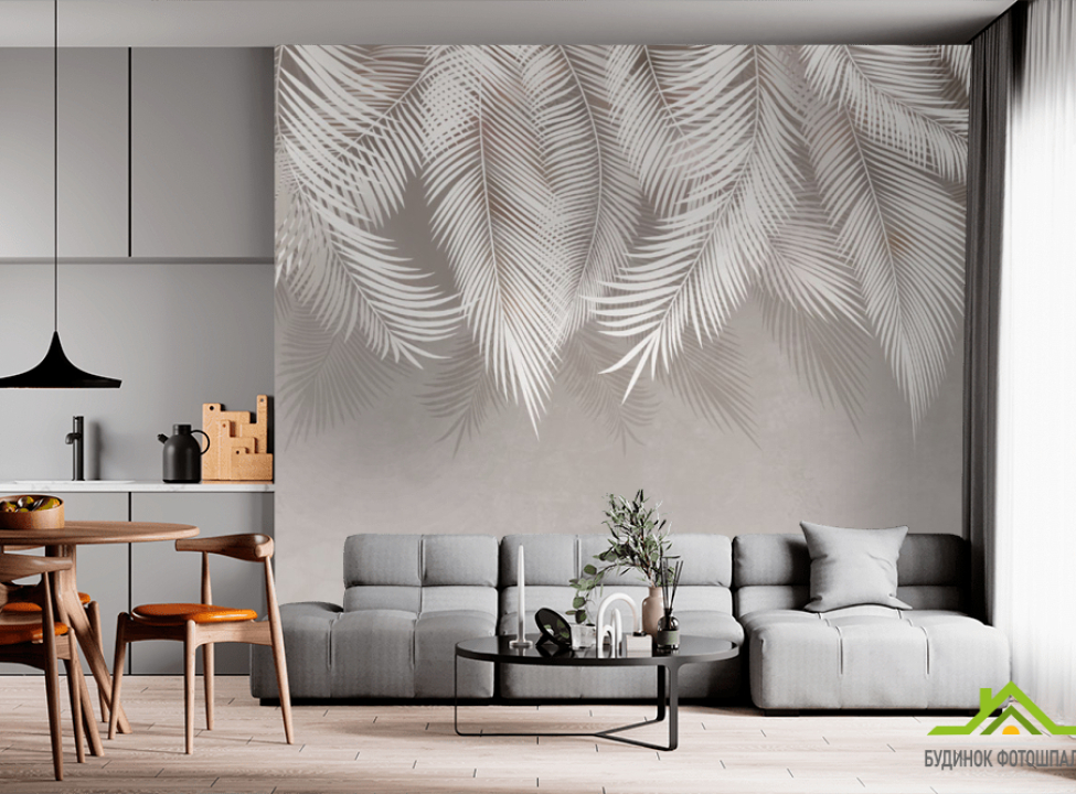 выбрать Фотошпалери тропічні листя Фотошпалери Дизайнерське листя на стіну