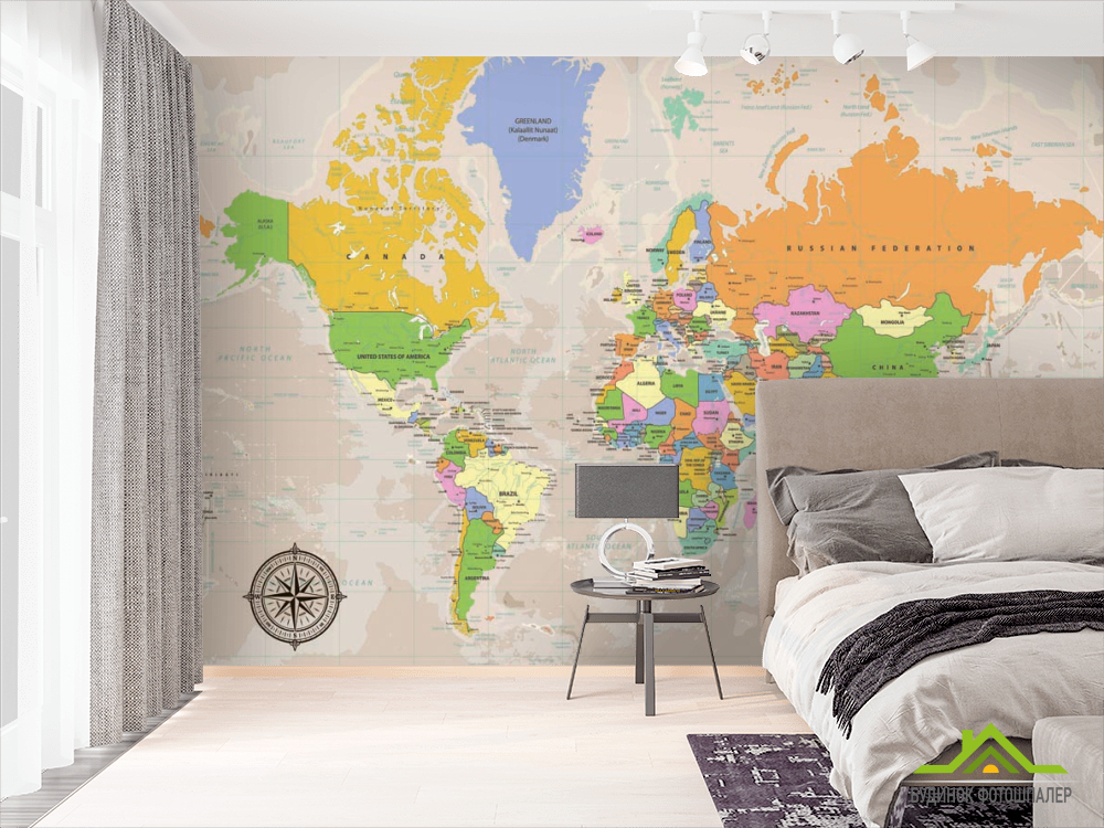 Фотошпалери Карта