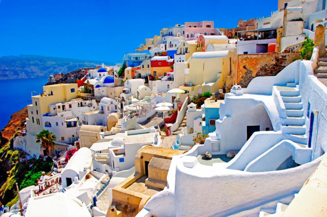 Фотообои о. Санторини, Греция