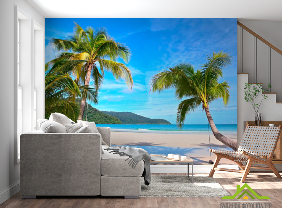 выбрать Фотообои Пляж и пальмы Фотообои Пляж на стену