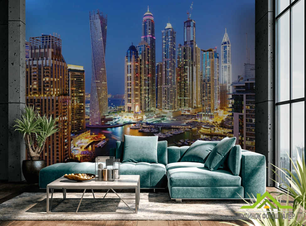 выбрать Фотошпалери незвичайні будівлі вечірнє місто Фотошпалери Місто на стіну