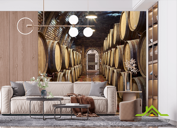 Фотообои винный погреб