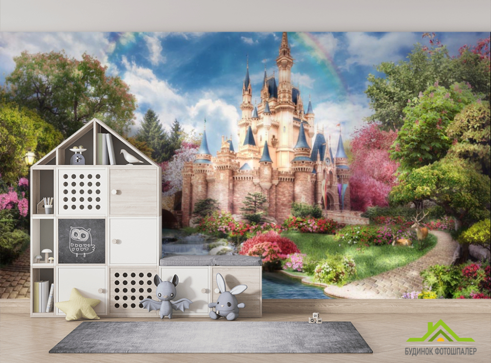 выбрать Фотошпалери Казковий замок Фотошпалери для малюків на стіну