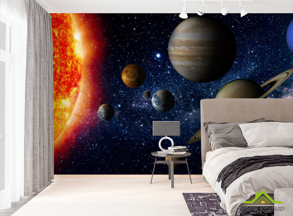 выбрать Фотошпалери Планети в космосі Фотошпалери Космос на стіну