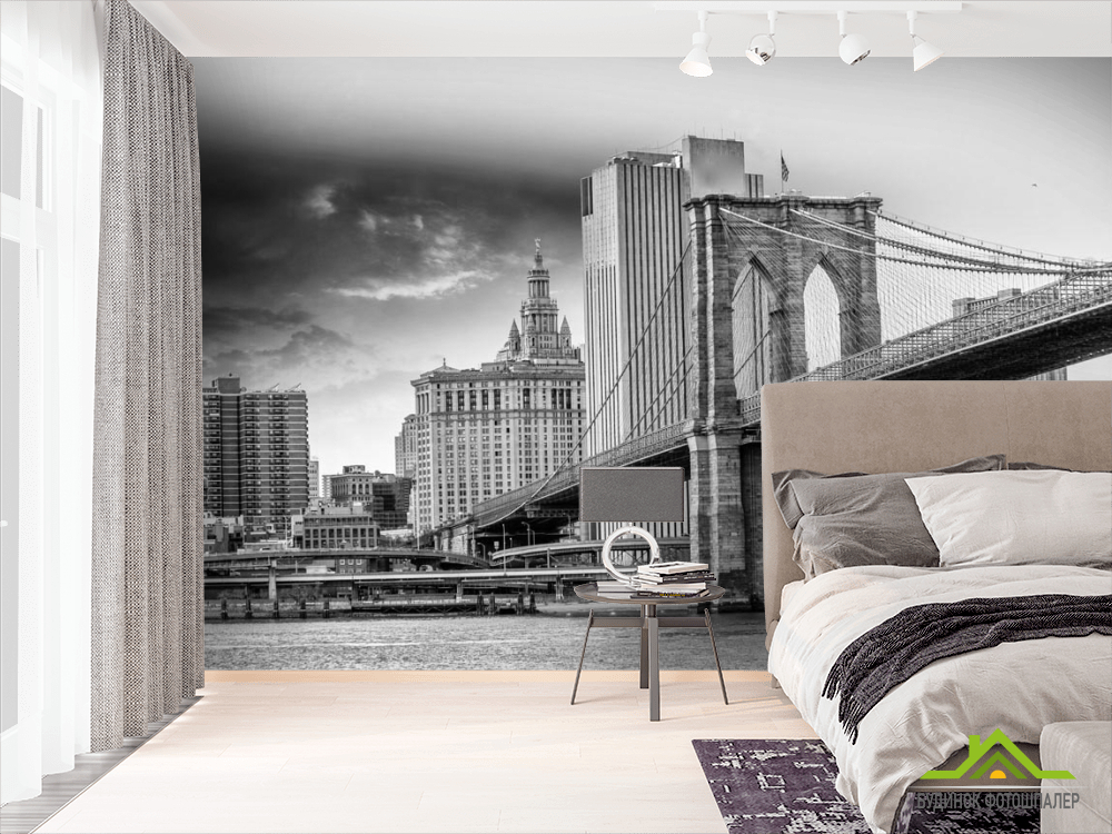 Фотообои Древний мост Бруклинский