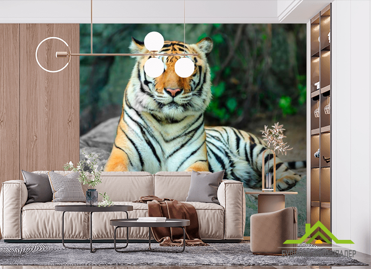 Фотошпалери Відпочиваючий тигр