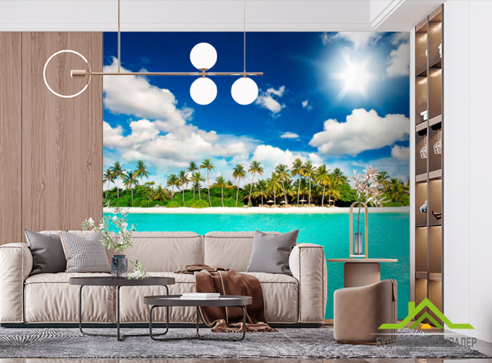 выбрать Фотошпалери Блакитна лагуна Фотошпалери Море на стіну