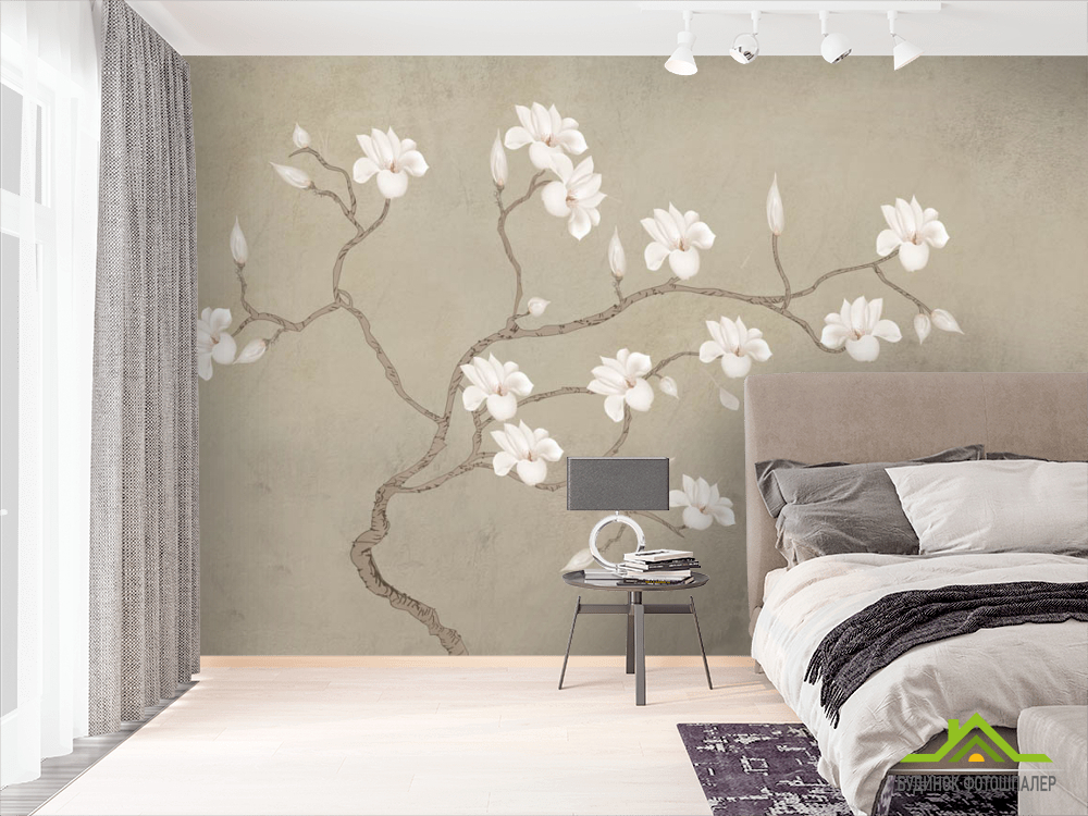 Фотошпалери Гілка в східному стилі