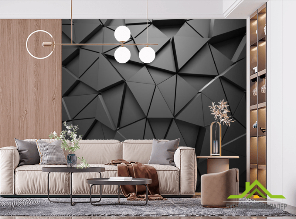 выбрать Фотошпалери Чорна стіна 3д Фотошпалери 3Д на стіну