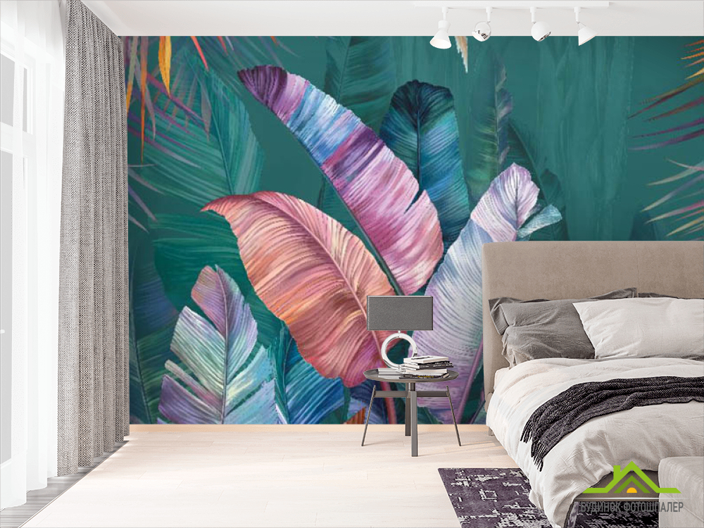 Фотошпалери топічні листя