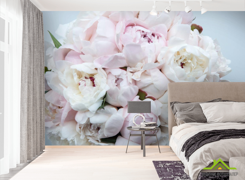 выбрать Фотообои большой пион из пионов Фотообои Цветы на стену