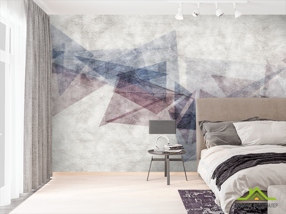 Фотообои Композиция из треугольников