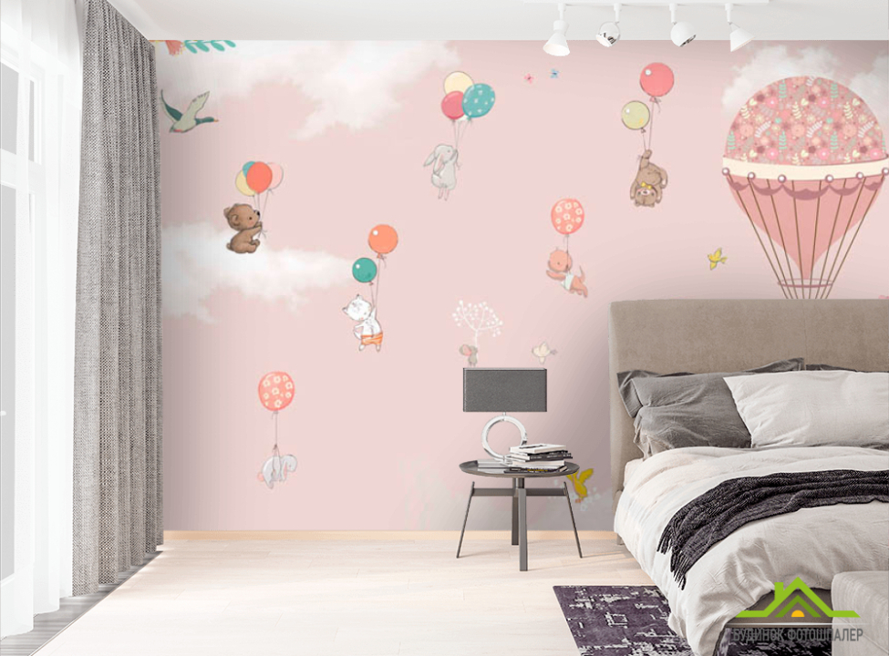 выбрать Фотообои воздушные шарики Фотообои разные на стену