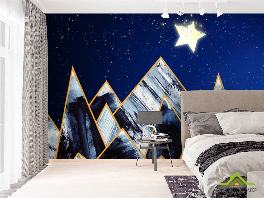 Фотообои 3D горы